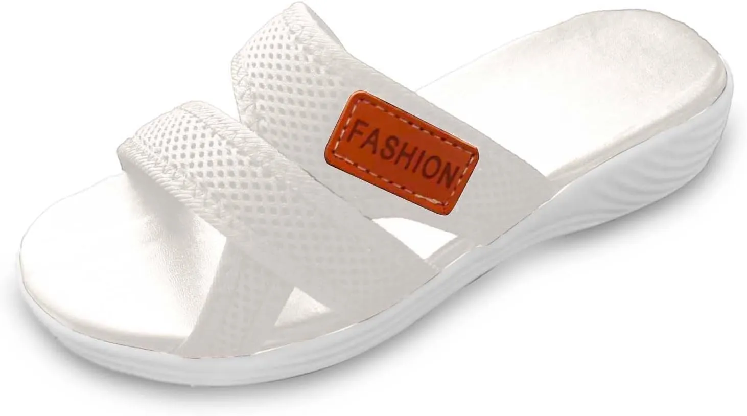 Orthopedic Sandals for Women Breathable Mesh Slide Flip Flops Arch Support Sandals Comfortable Beach Sandals