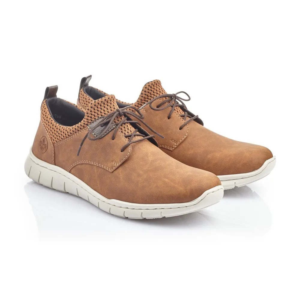 Rieker Mens Lace Up Casual Lightweight Shoe