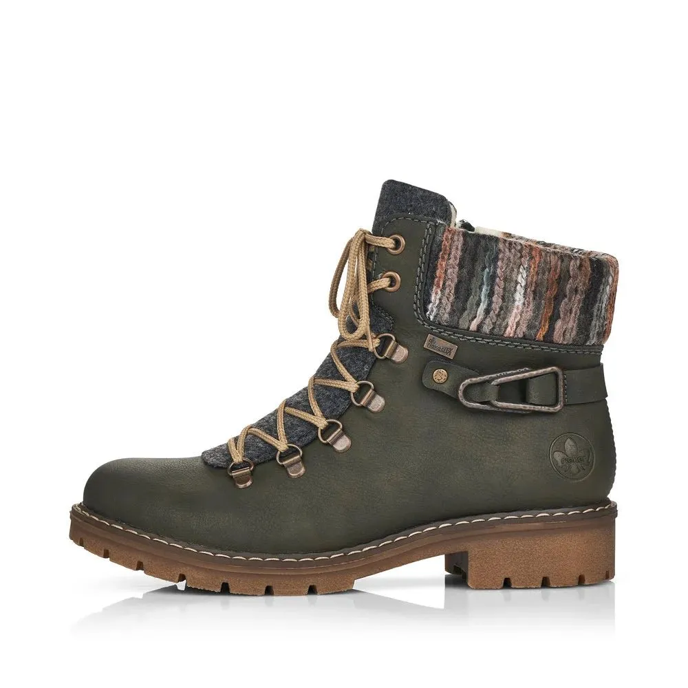 Rieker Women's Lined Side Zip Boots