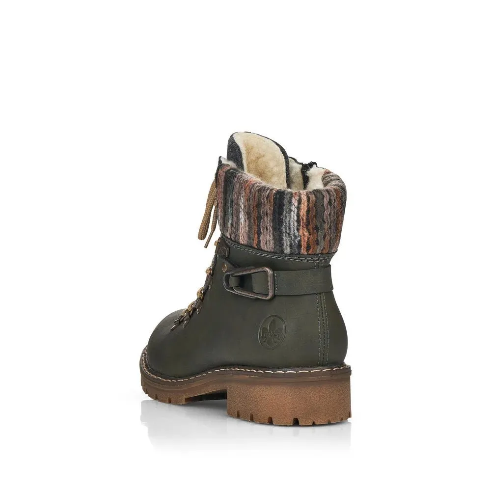 Rieker Women's Lined Side Zip Boots