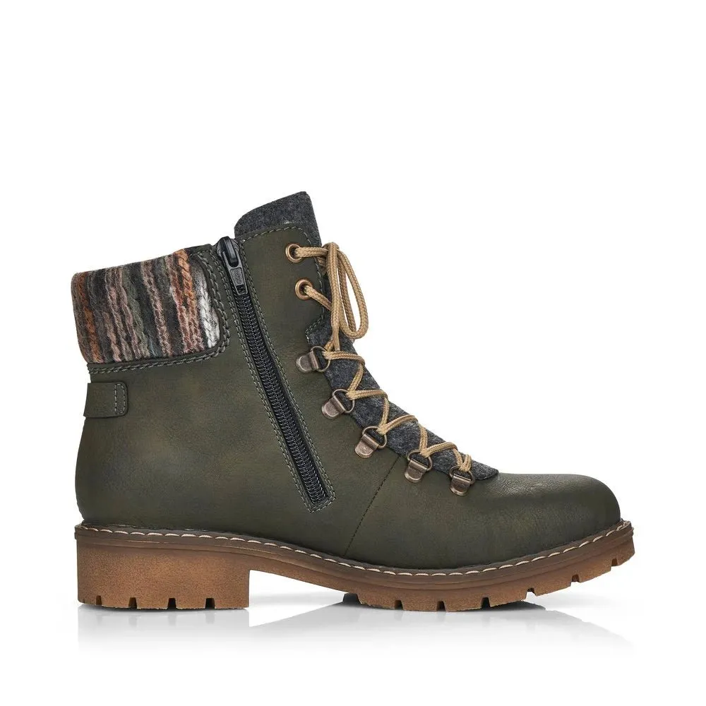 Rieker Women's Lined Side Zip Boots