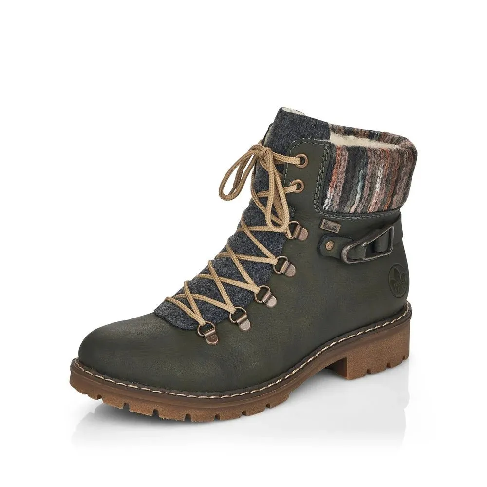Rieker Women's Lined Side Zip Boots