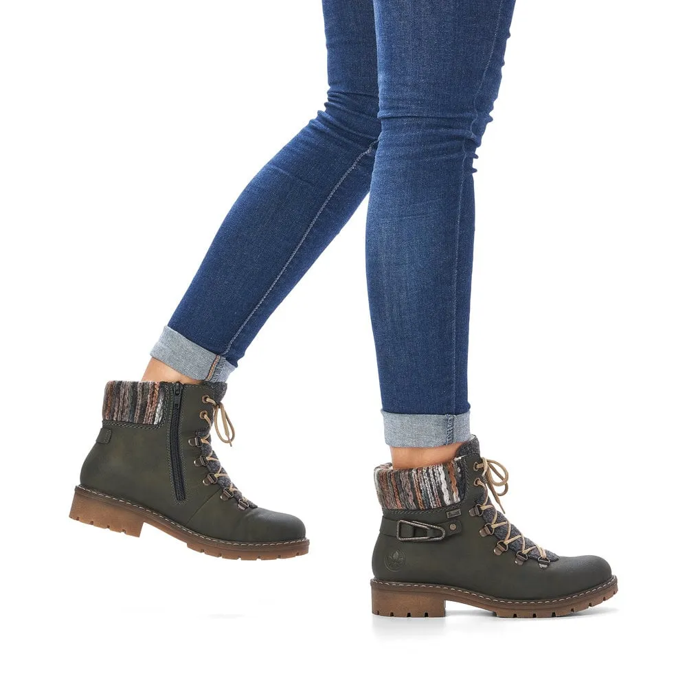 Rieker Women's Lined Side Zip Boots