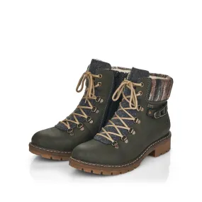 Rieker Women's Lined Side Zip Boots