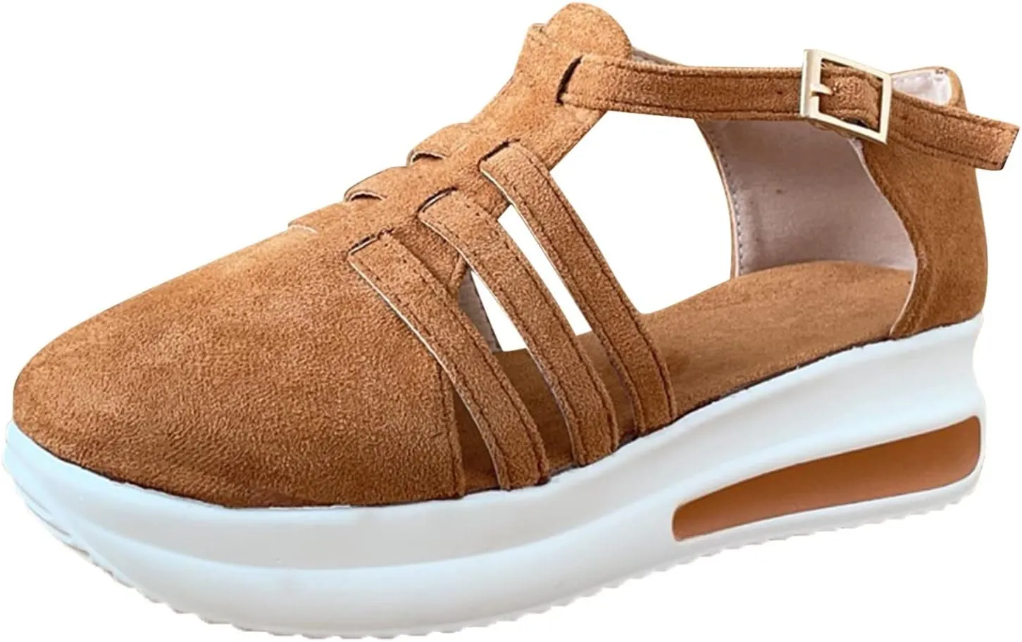 Sandals Women Fashion, Sandals Women Wedge Casual Breathable Flat Slippers Open Toe Outdoor Beach Sandals
