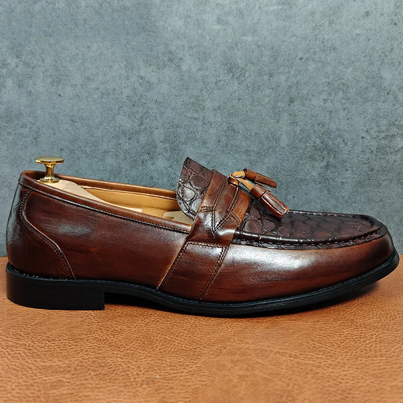 Serpatura Classic Lace Loafers