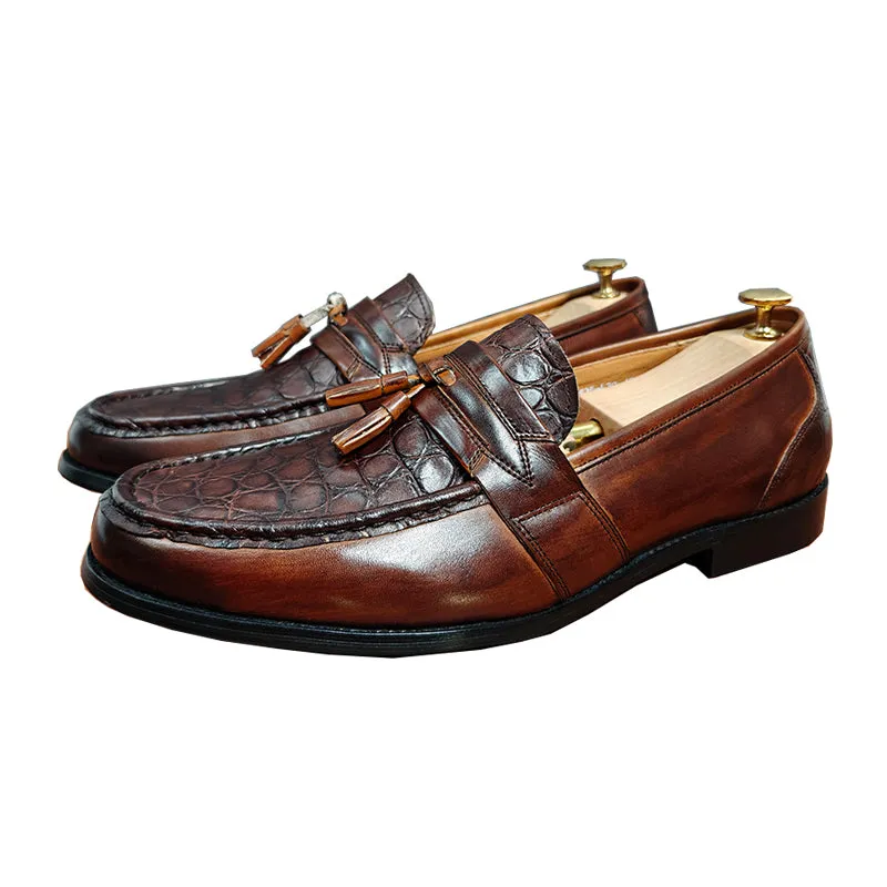 Serpatura Classic Lace Loafers