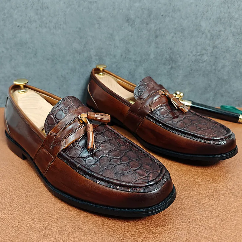 Serpatura Classic Lace Loafers
