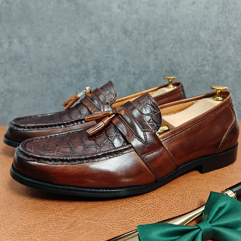 Serpatura Classic Lace Loafers