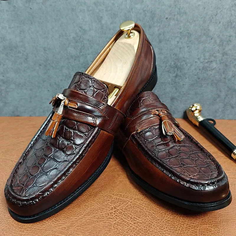 Serpatura Classic Lace Loafers