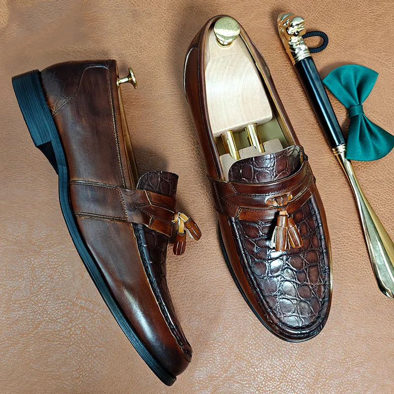 Serpatura Classic Lace Loafers