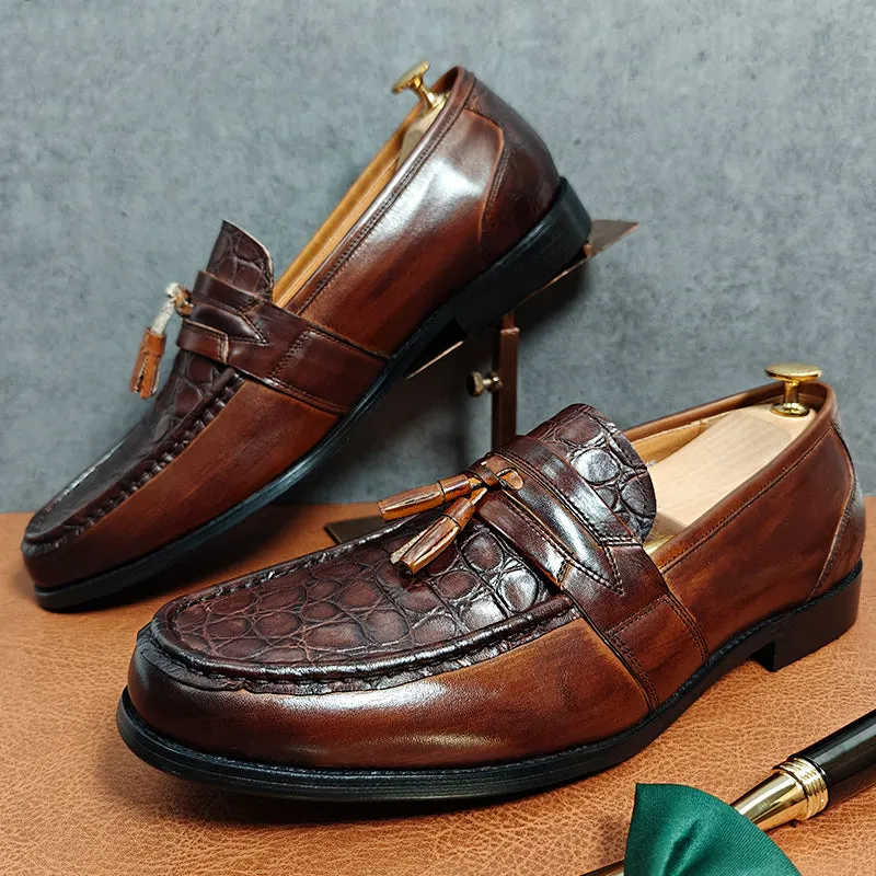 Serpatura Classic Lace Loafers