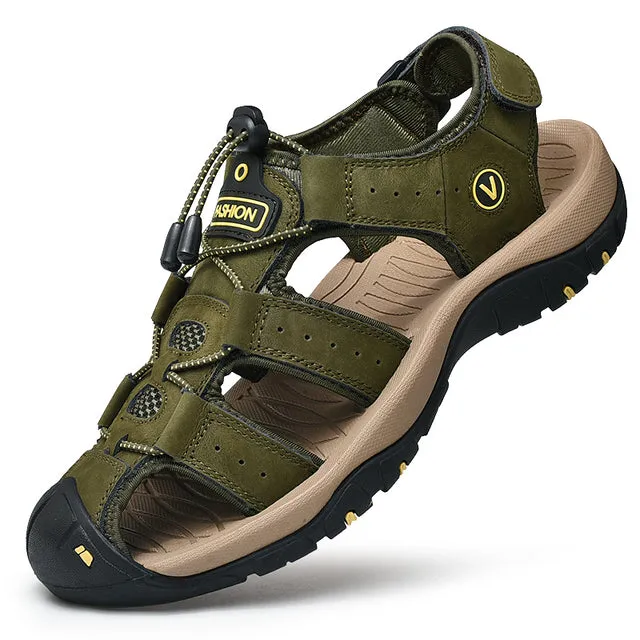 Summer New Men's Breathable Mesh Slippers