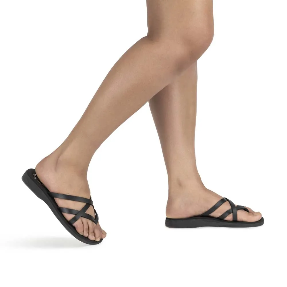 Tamar Vegan - Leather Alternative Sandal | Black