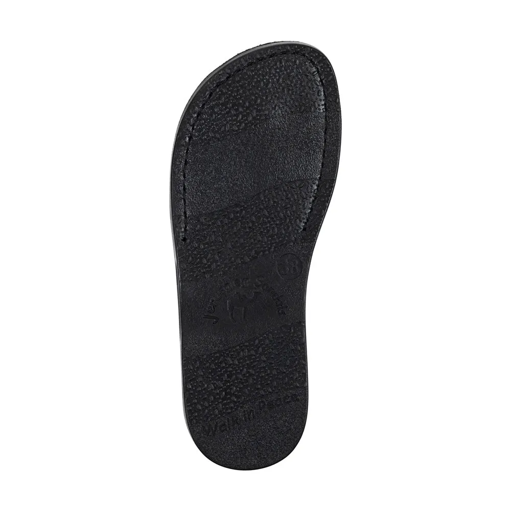 Tamar Vegan - Leather Alternative Sandal | Black