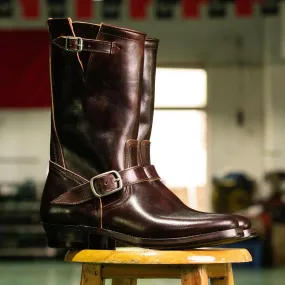 Tan Long Lace-Up Tall Tale Trekkers Leather Boots