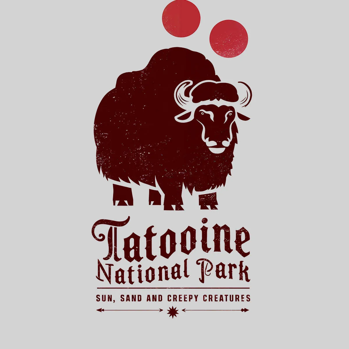 Tatooine Trekkers T-shirt: Explore the Sarcastic Side of the National Park
