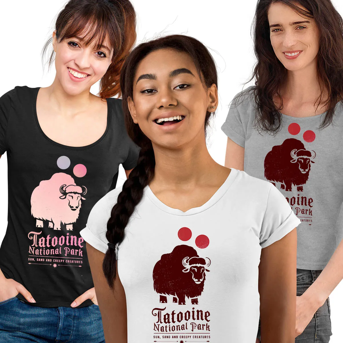 Tatooine Trekkers T-shirt: Explore the Sarcastic Side of the National Park
