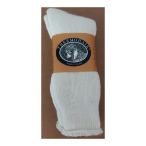 Thermohair Women's Socks Crew Cream Various Sizes