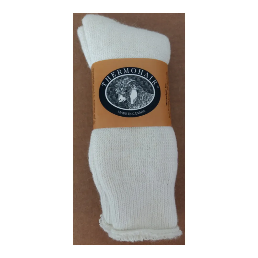 Thermohair Women's Socks Crew Cream Various Sizes