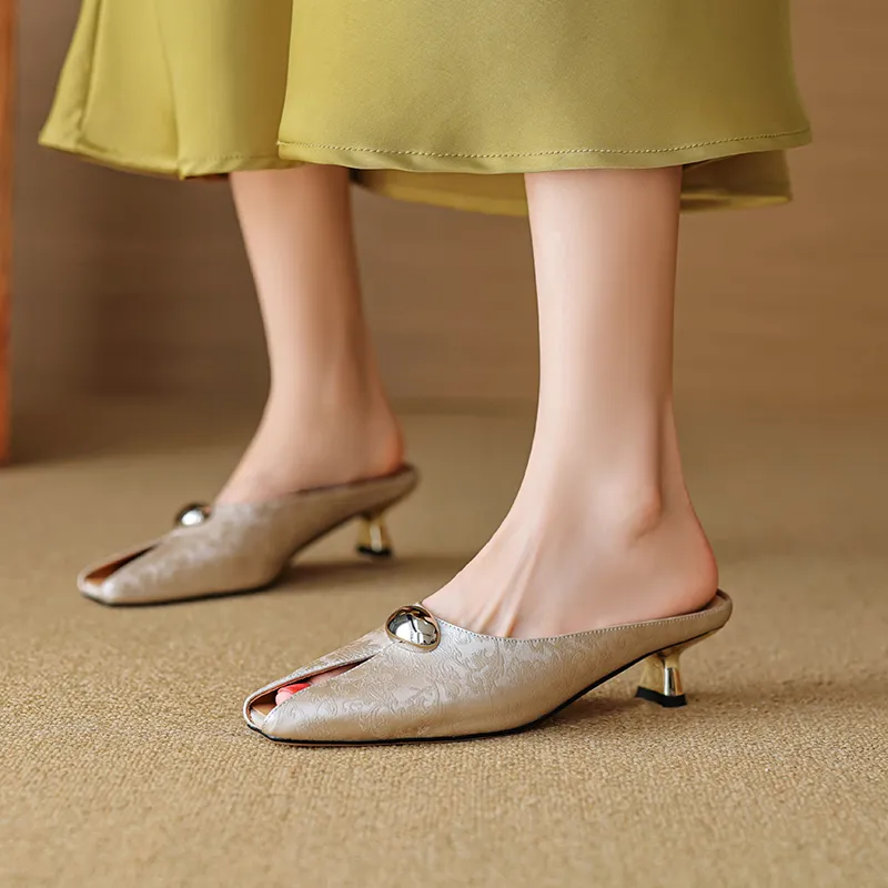 USS Shoes Iza Women's Open Toe Vintage Mules