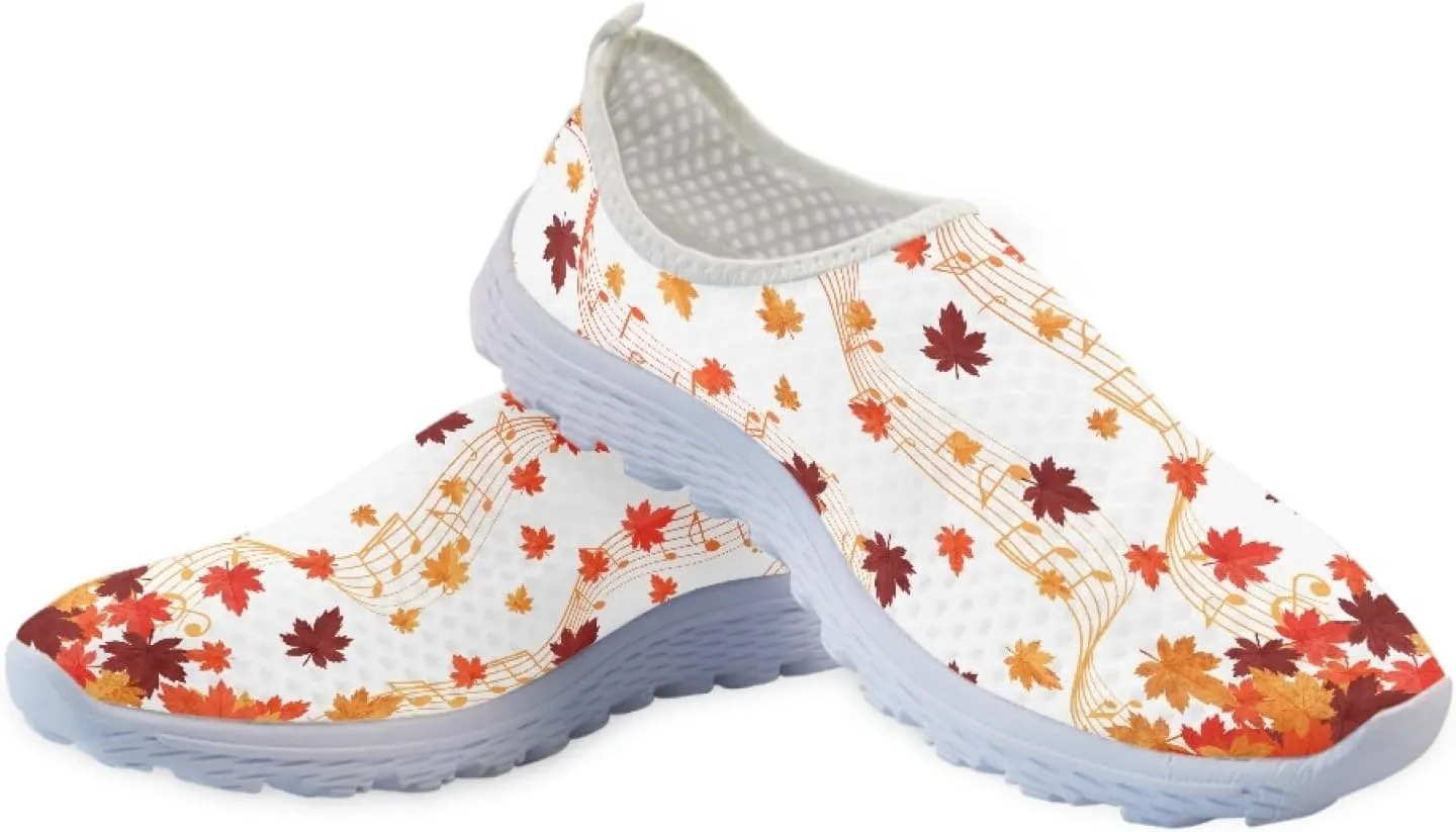Women Slip on Trainers Breathable Walking Work Shoes Casual Lightweight Running Sneakers