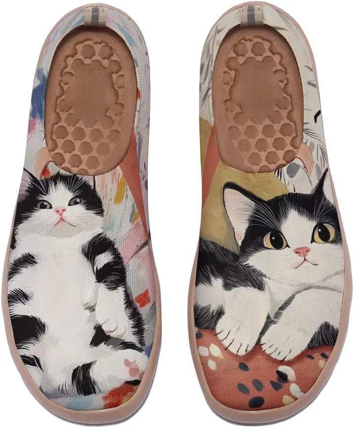 Women's Art Travel Shoes Slip-on Casual and Comfortable Loafers Light and Comfortable Fashionable Sneakers