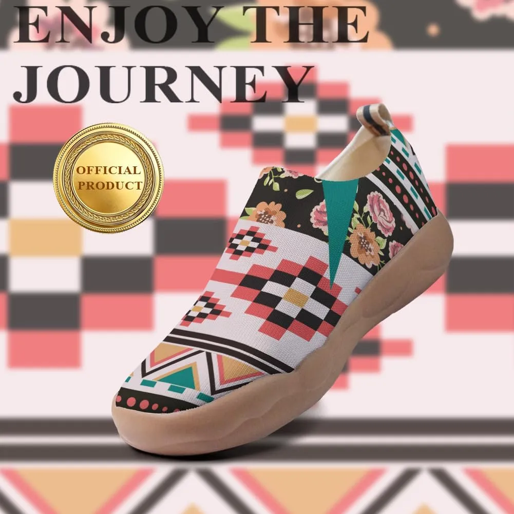 Women's Art Travel Shoes Slip-on Casual and Comfortable Loafers Light and Comfortable Fashionable Sneakers