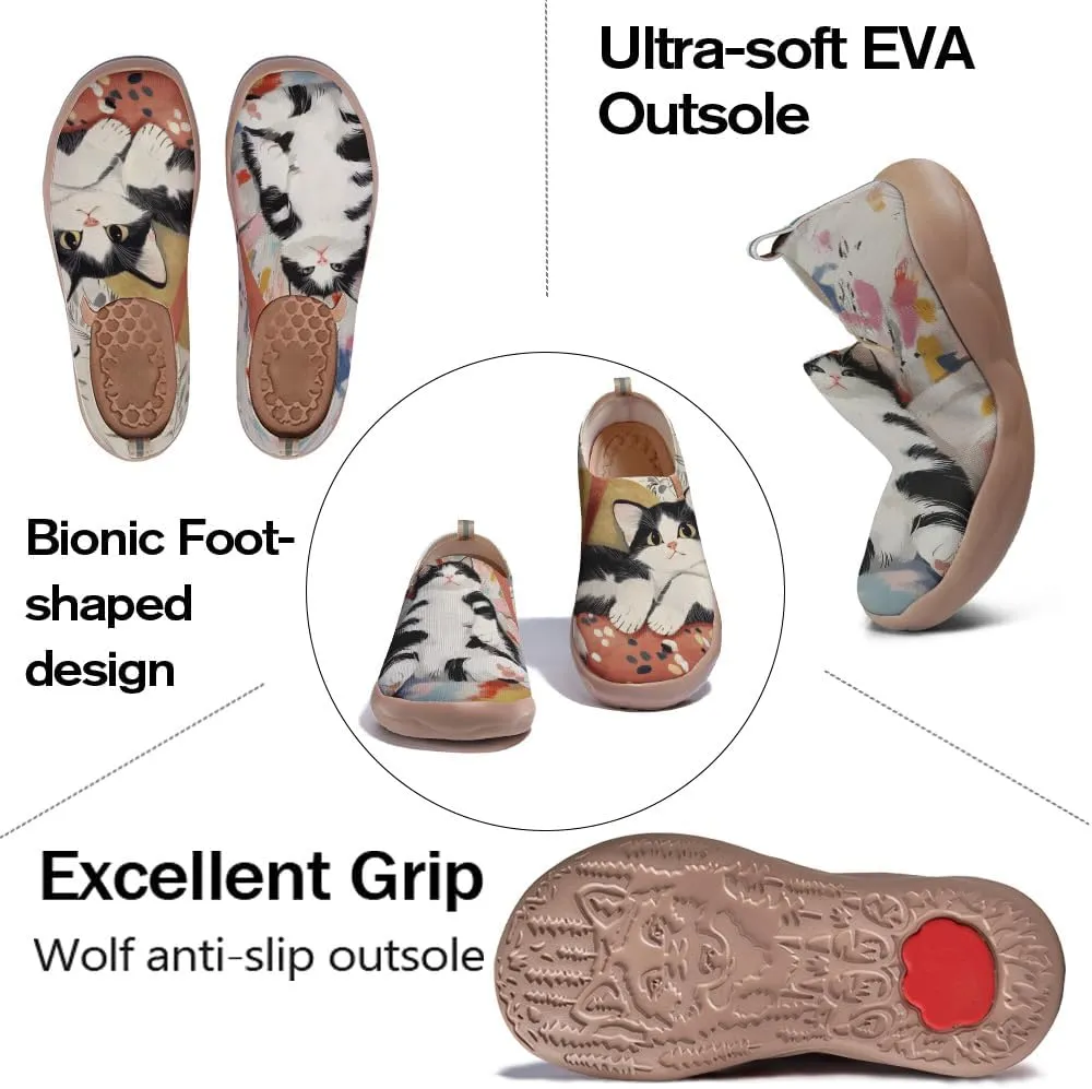 Women's Art Travel Shoes Slip-on Casual and Comfortable Loafers Light and Comfortable Fashionable Sneakers