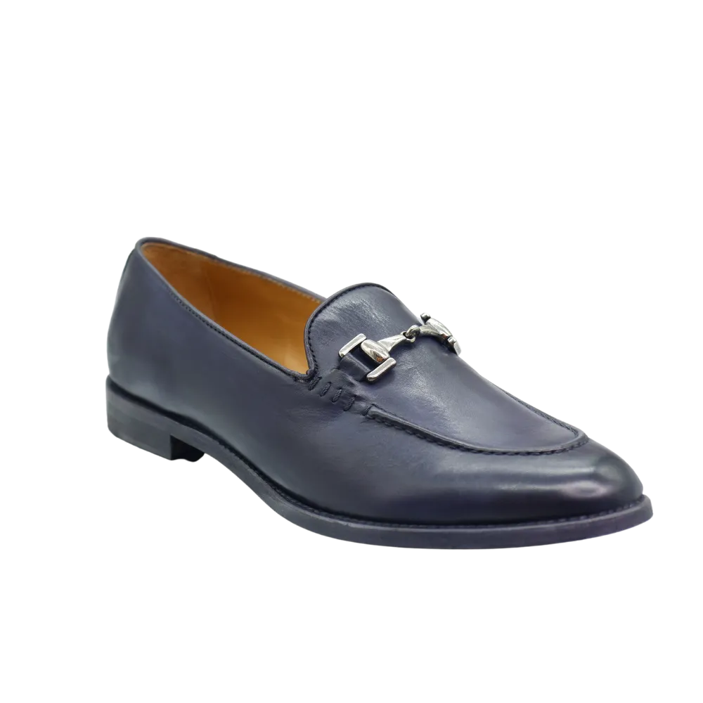 Womens' Moccasins in Calf Leather Bluette (BRD9426)