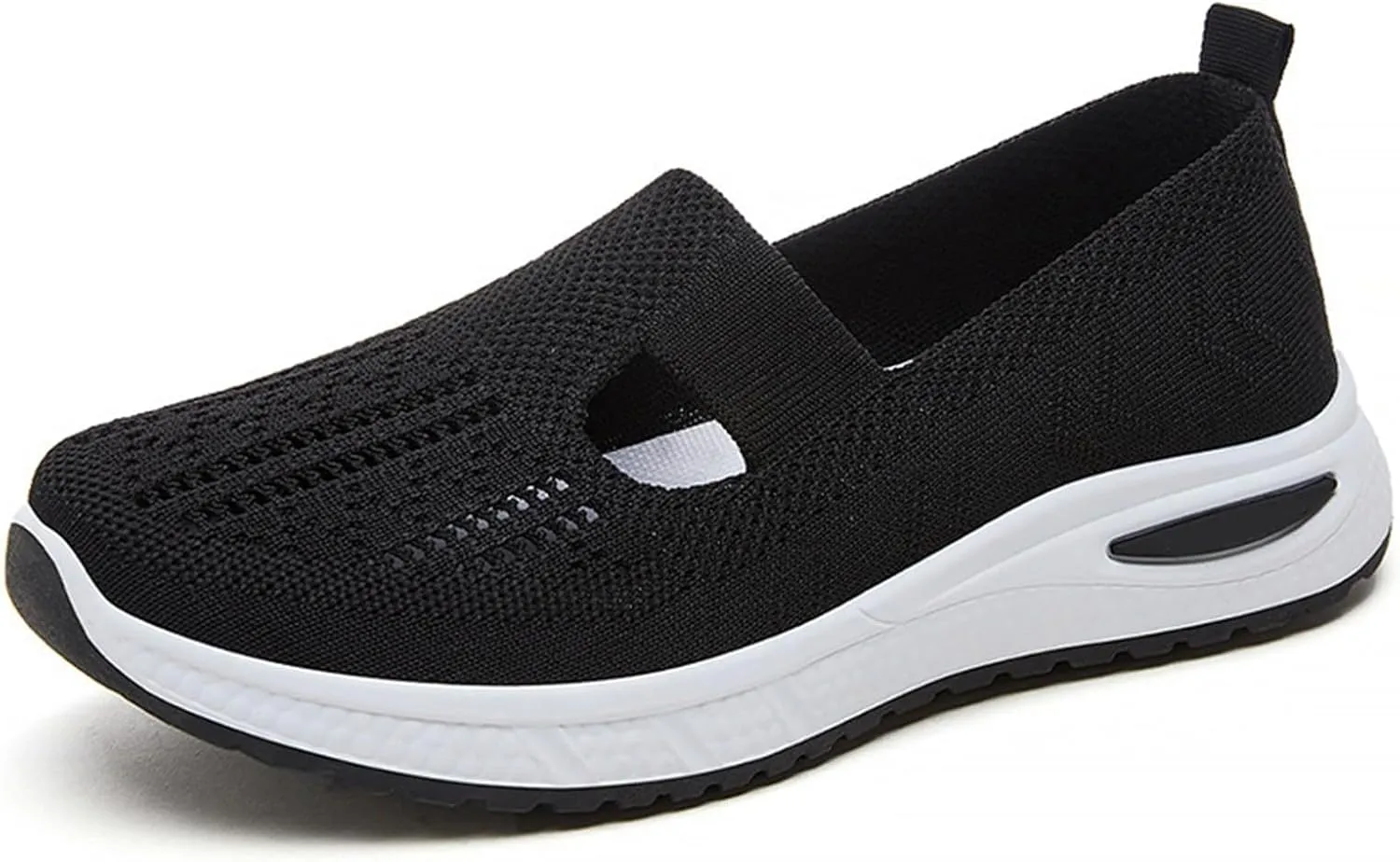 Women's Woven Orthopedic Breathable Soft Shoes Womens Tennis Shoes Lightweight Women's Casual Shoes Platform Sneakers White Tennis Shoe Cross Trainer Shoe