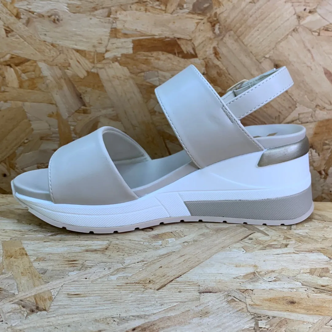 Xti Womens Fashion Wedge Sandals - Ice